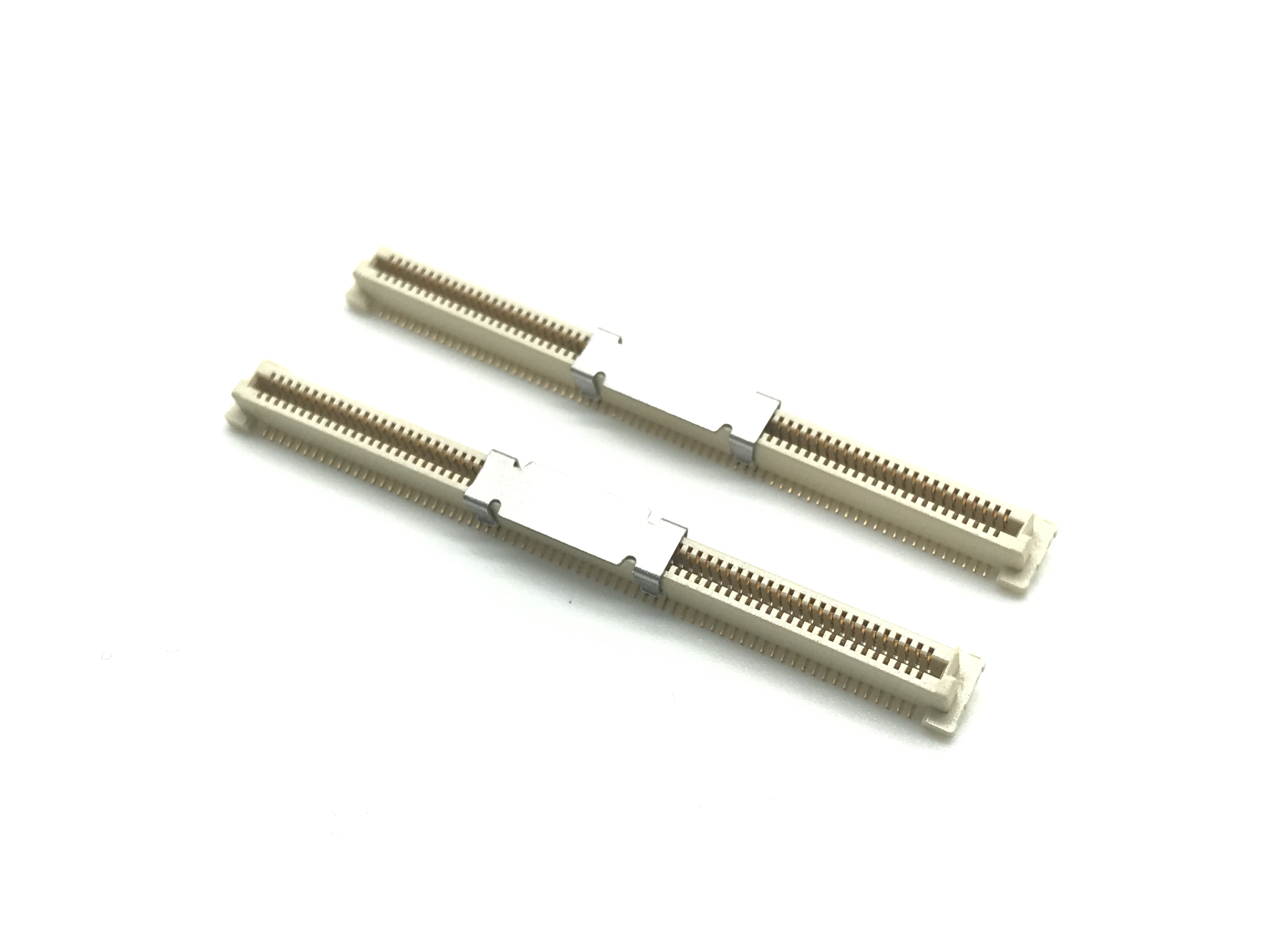 3710-F 板对板连接器 0.8mm 母座 带住带盖