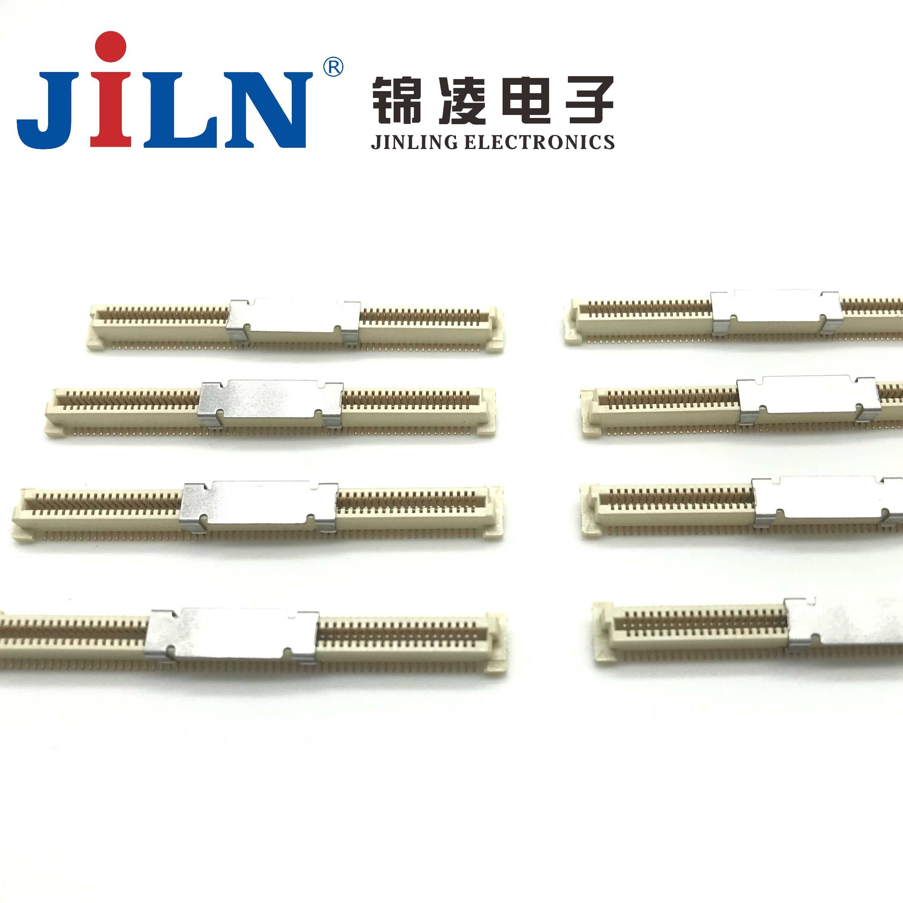 3710-FXXX038G3FX01-0.8-母座-带住带盖-SMT