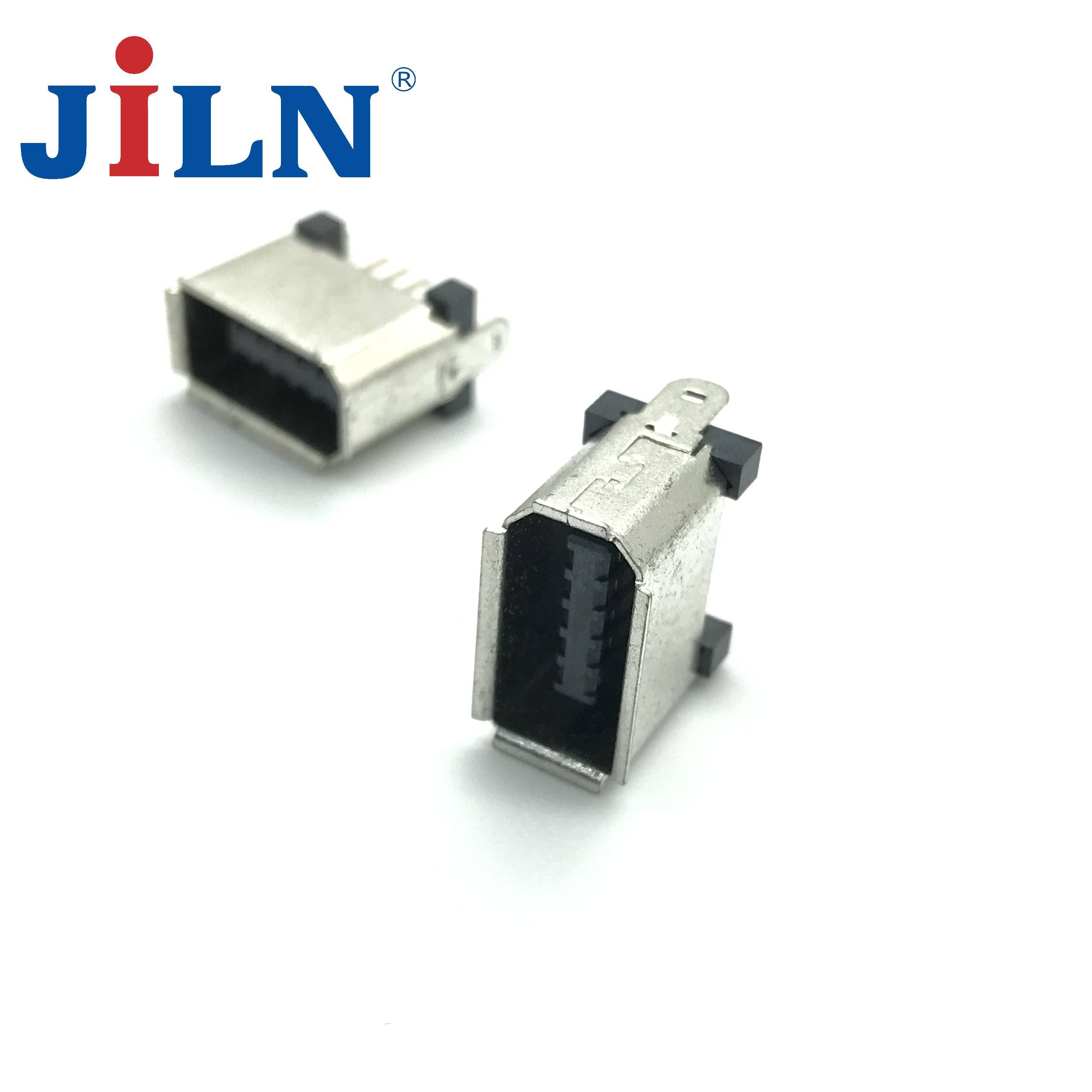 1394-10P公头180度直插/LCP料/镀金 6312M-10SG0MA01