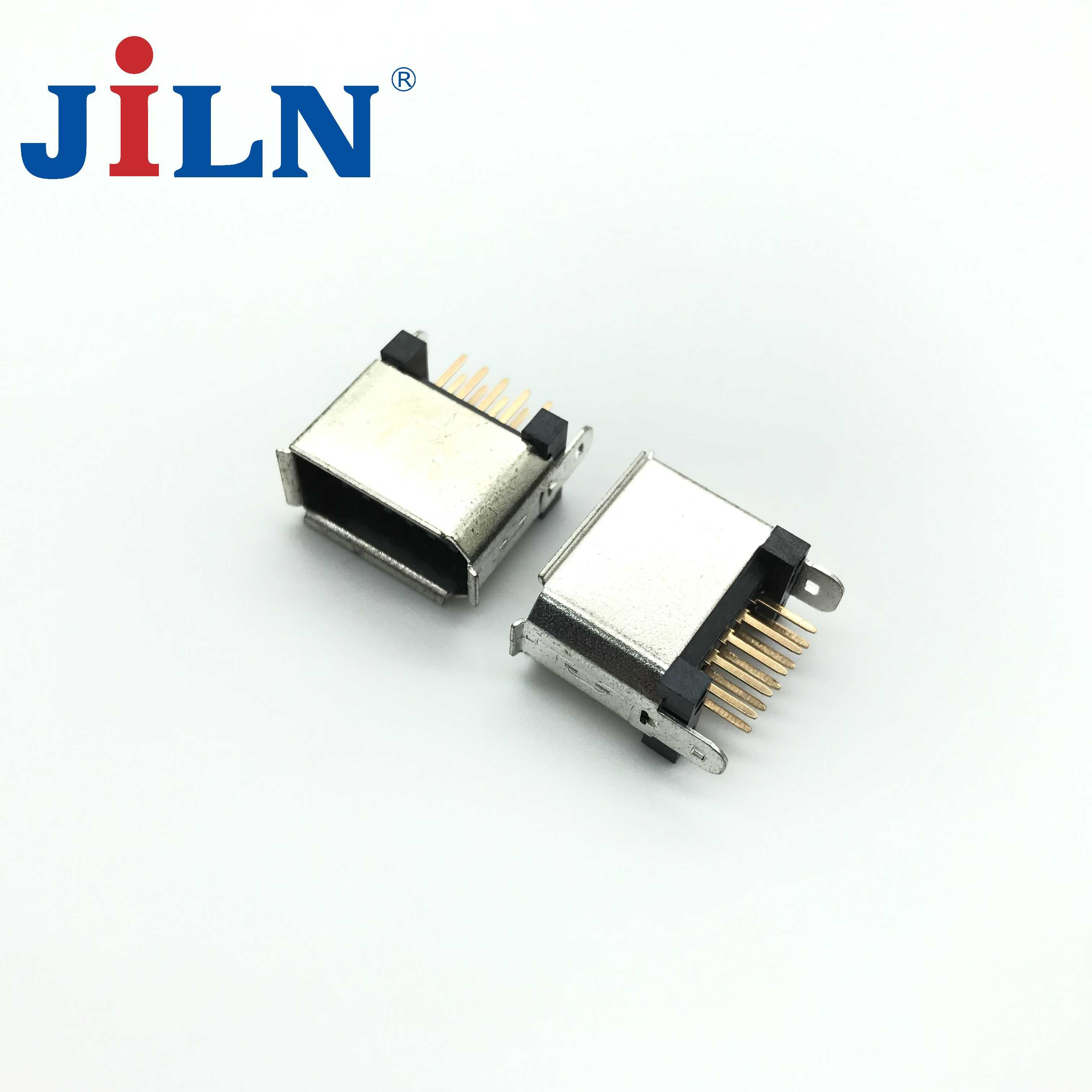 1394-10P公头180度直插/LCP料/镀金 6312M-10SG0MA01