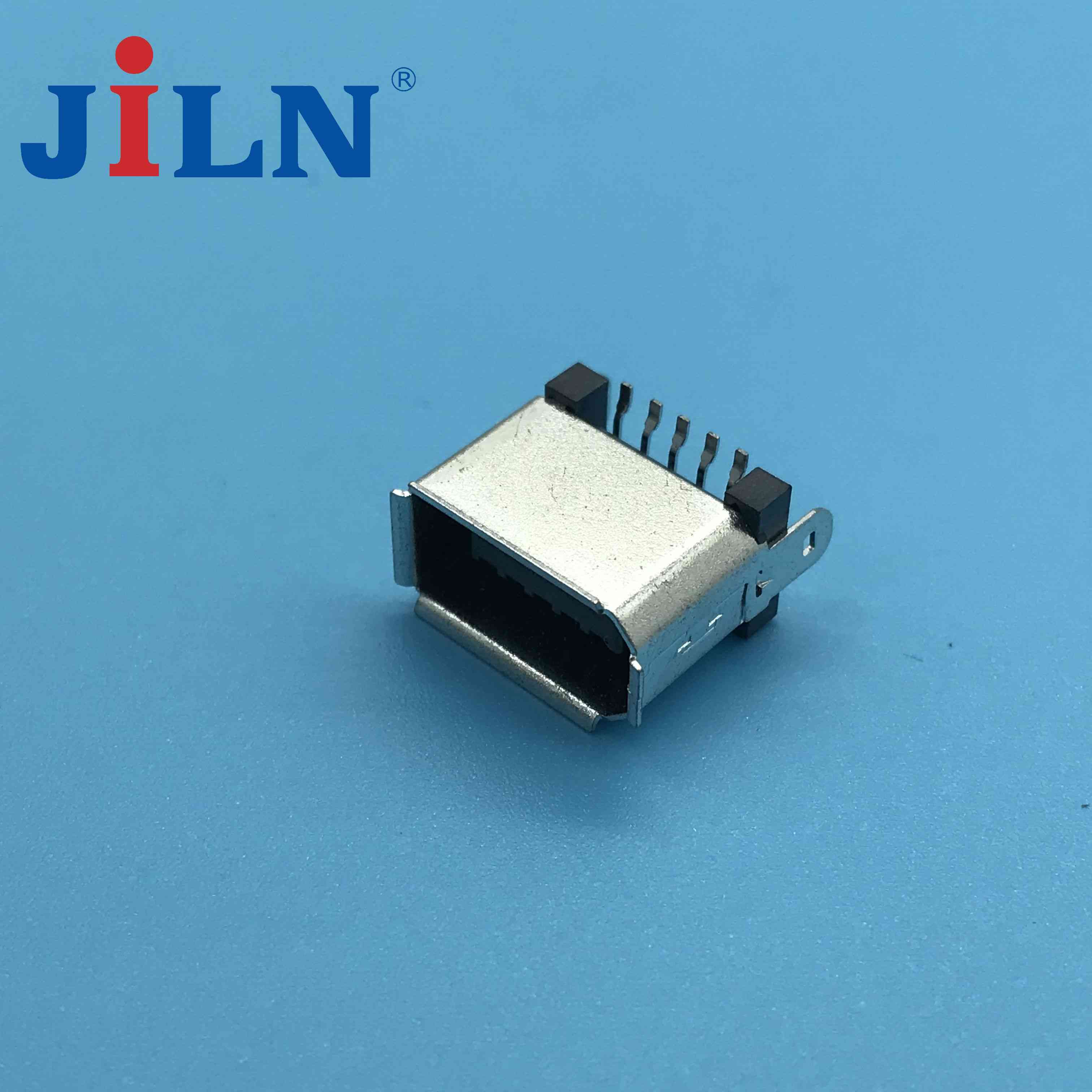 IEEE1394-10P公头SMT立贴/LCP料/半金锡  6312M-10MS2MA01