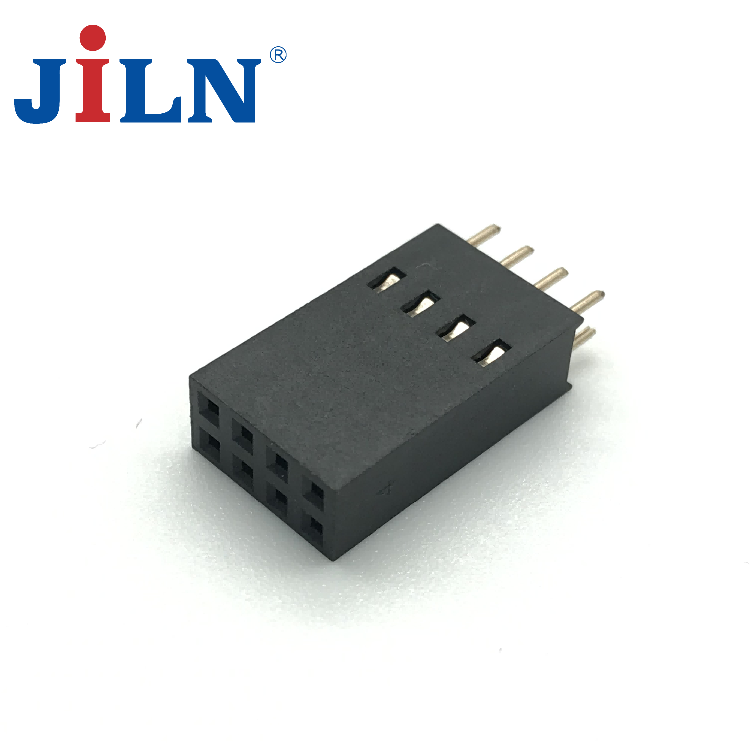 新一代智能电表排母2.54X18.1PF/2X(4/6)P/多面接触端子/DIP/PC3.5/PA6T料/镀金  2218B-2XXCG0ST01