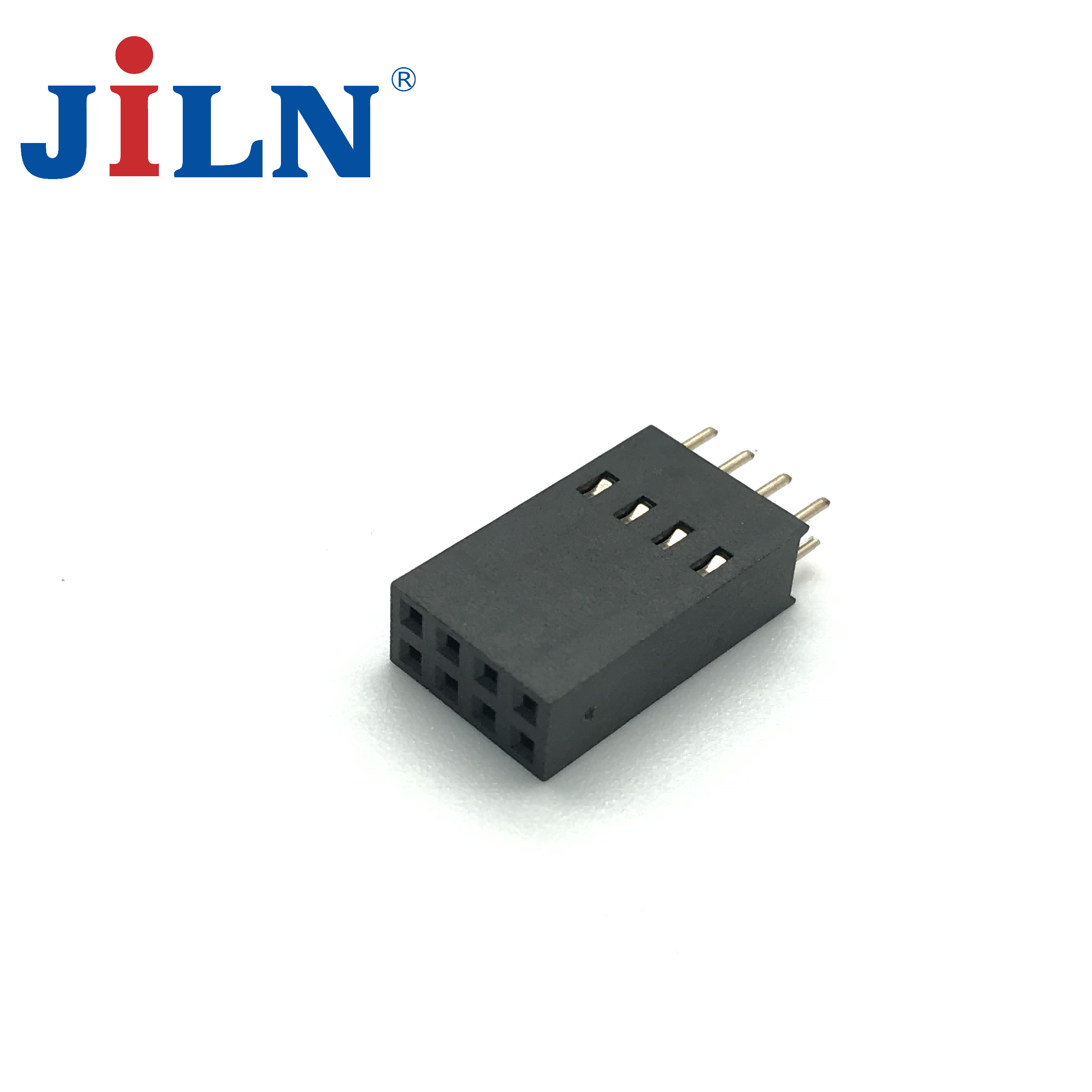 新一代智能电表排母2.54X18.1PF/2X(4/6)P/多面接触端子/DIP/PC3.5/PA6T料/镀金  2218B-2XXCG0ST01