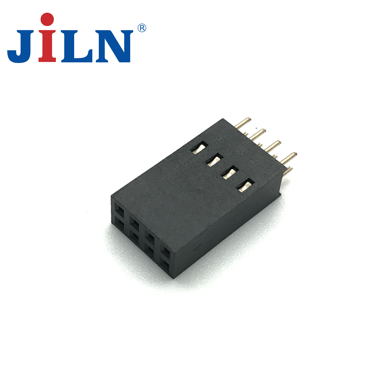 新一代智能电表排母2.54X18.1PF/2X(4/6)P/多面接触端子/DIP/PC3.5/PA6T料/镀金  2218B-2XXCG0ST01