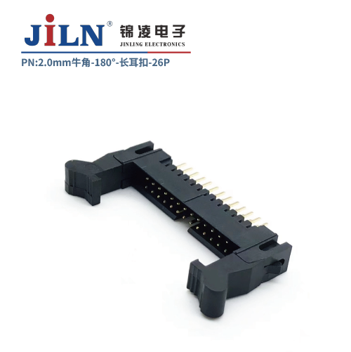 2.0mm牛角/长耳扣/180°