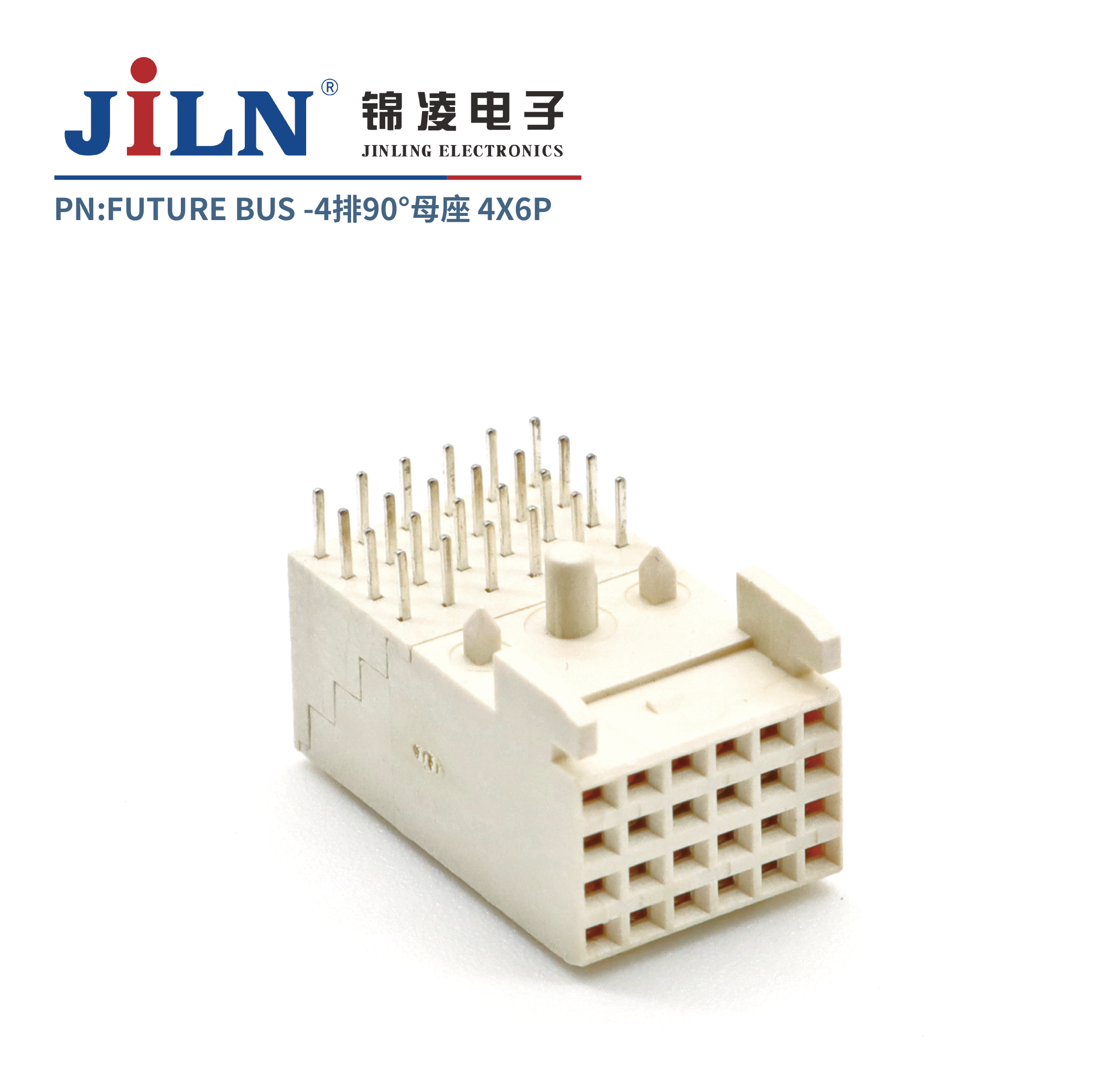 FUTURE BUS/4*6P/90°母座