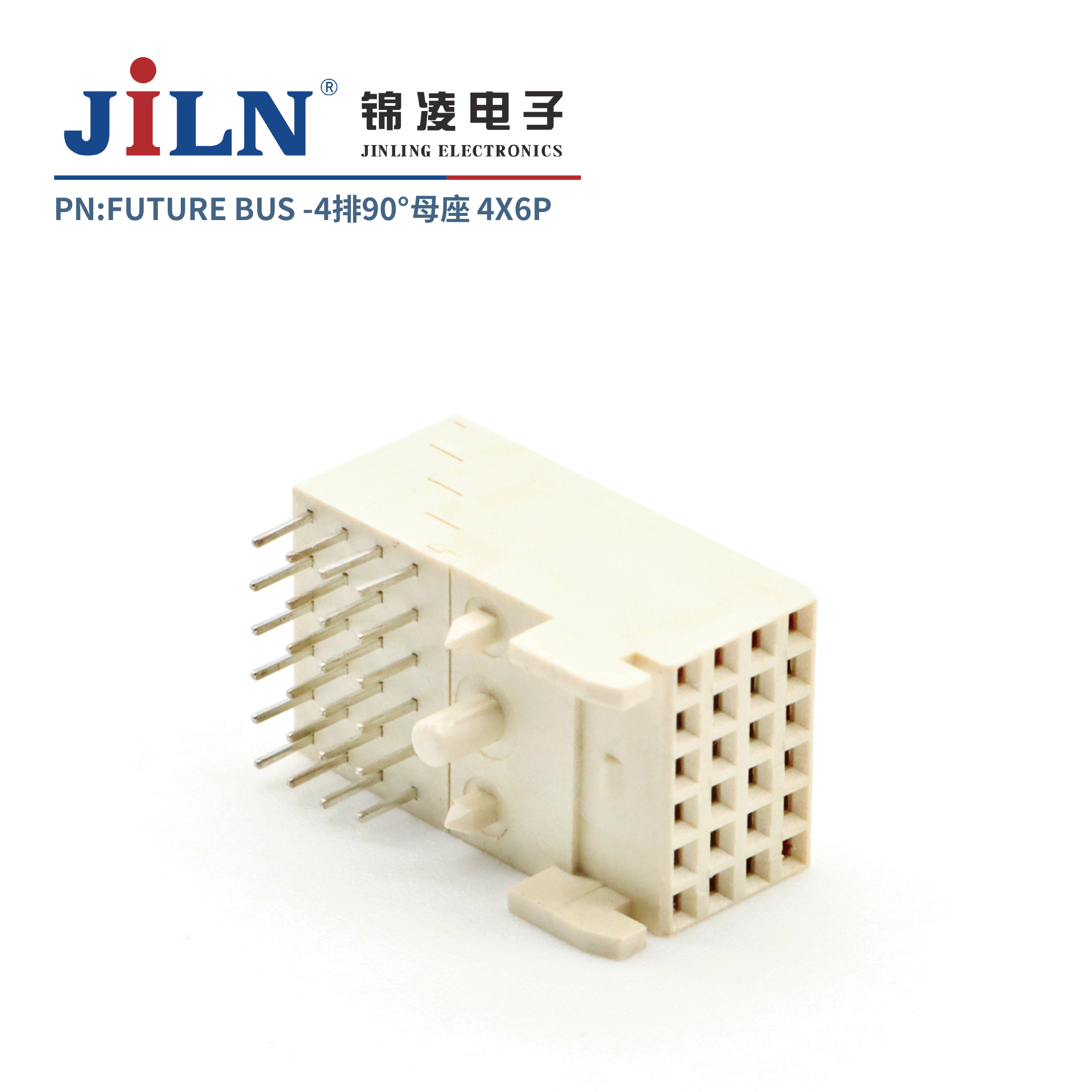FUTURE BUS/4*6P/90°母座