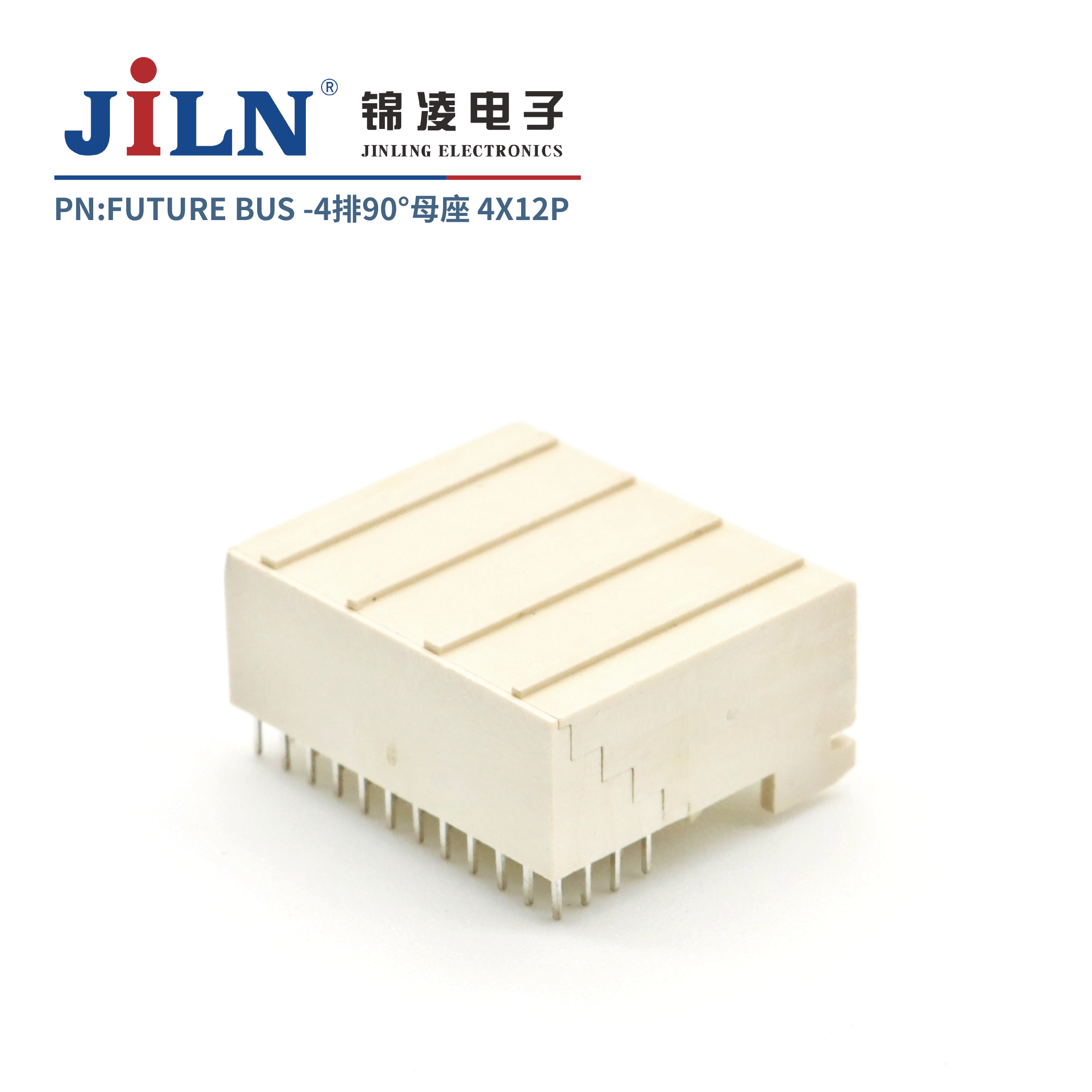 FUTURE BUS/4*12P/90°母座