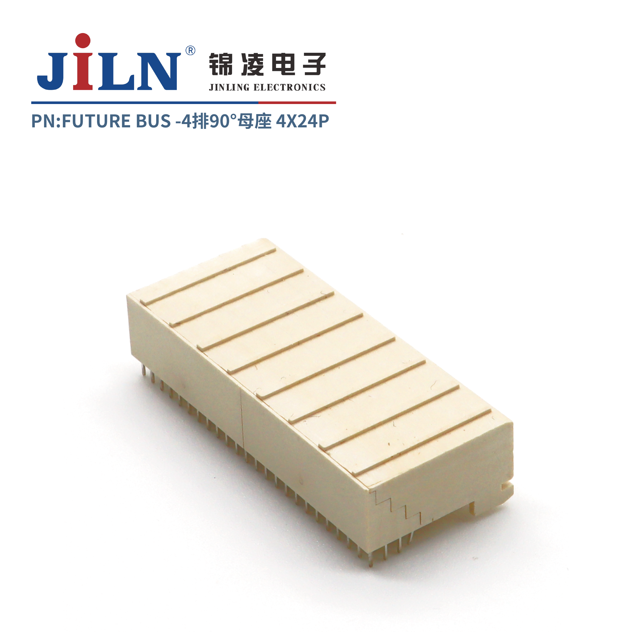 FUTURE BUS/4*24P/90°母座
