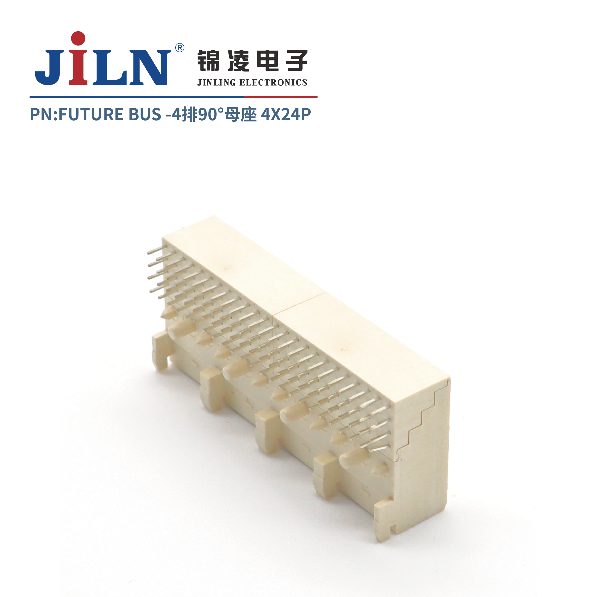 FUTURE BUS/4*24P/90°母座