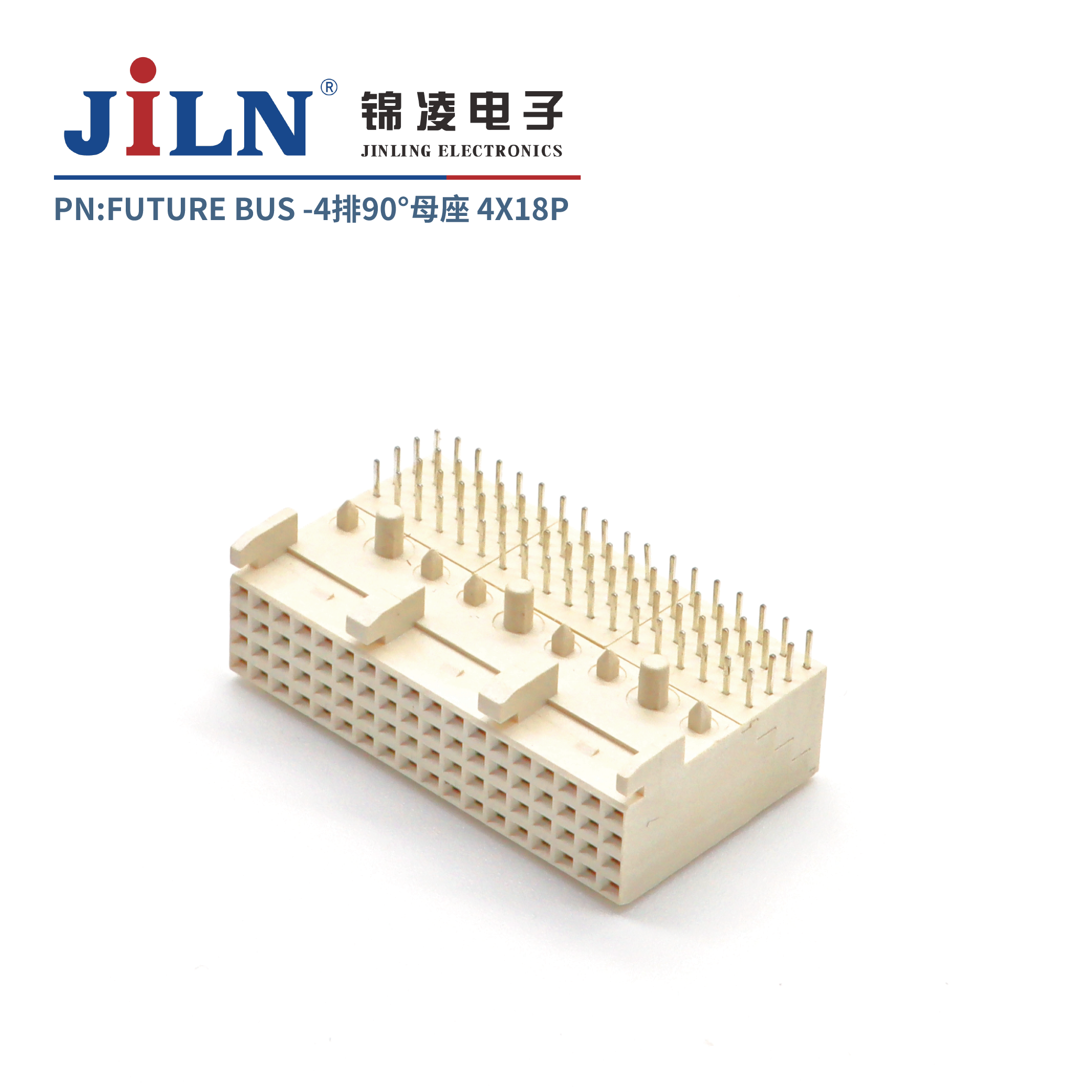 FUTURE BUS/4*18P/90°母座