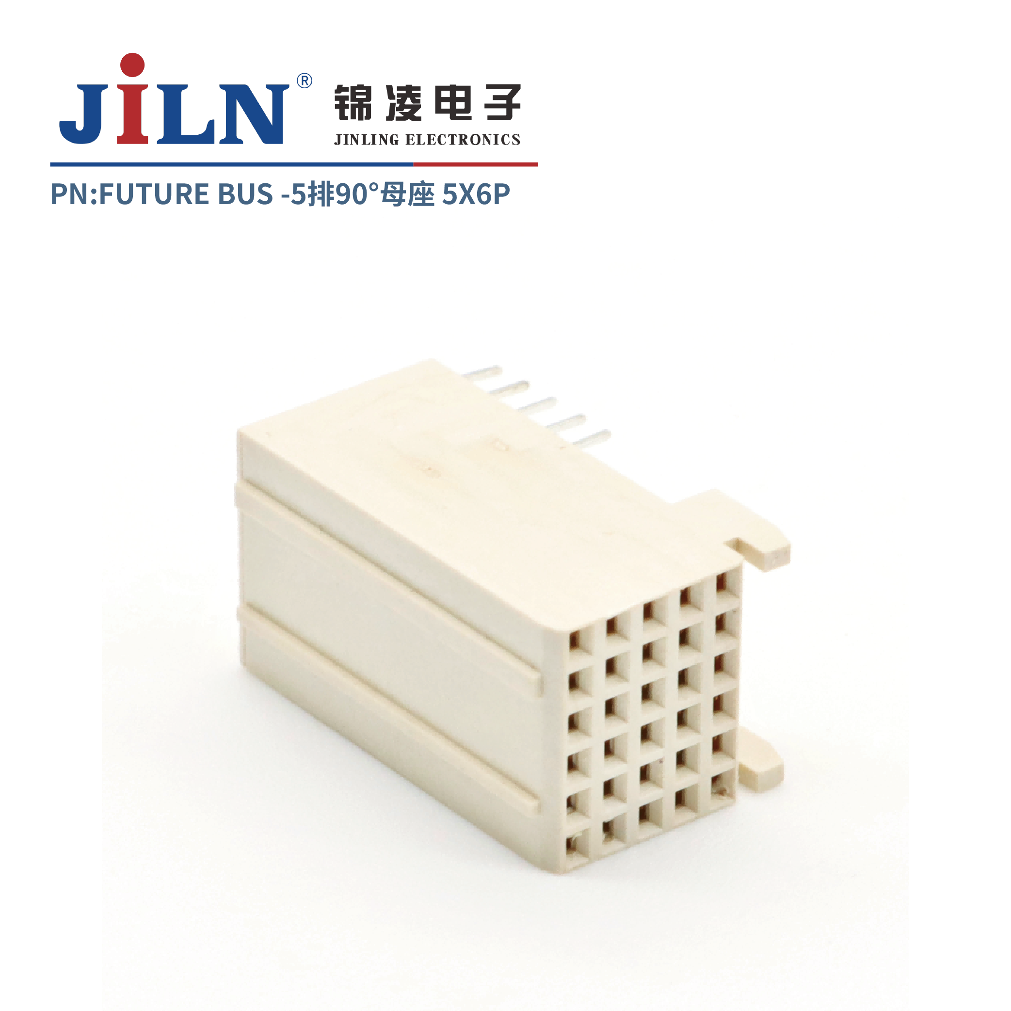 FUTURE BUS/5*6P/90°母座